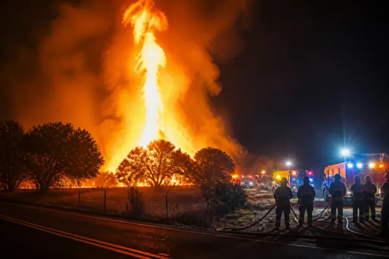 Incendio en Guimerà moviliza a 13 dotaciones y amenaza la LV-2101 en Lleida