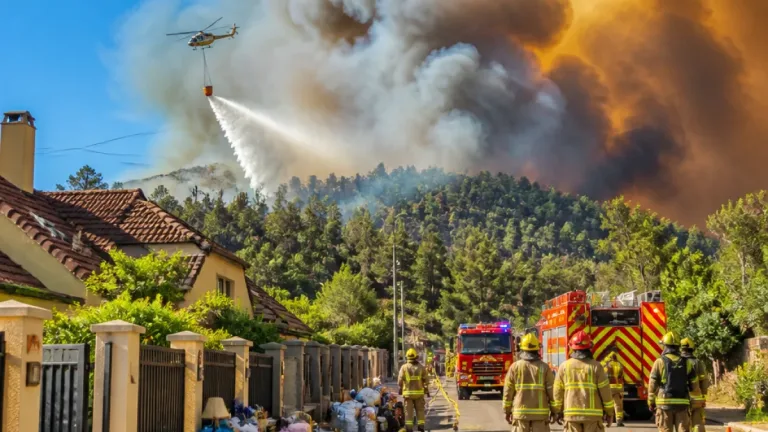 Incendio en La Calabaza (Aranda) sube a nivel 2 y obliga a desalojos y cierre de la BU-925