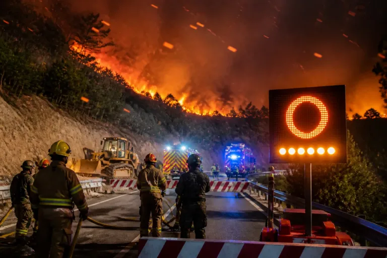 Incendio en Les Gavarres, Girona: 2.300 hectáreas arrasadas y 9.700 personas confinadas