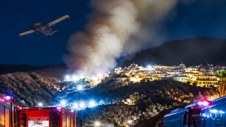 Incendio en Los Gallardos: 6.600 hectáreas arrasadas y evolución nocturna «favorable»