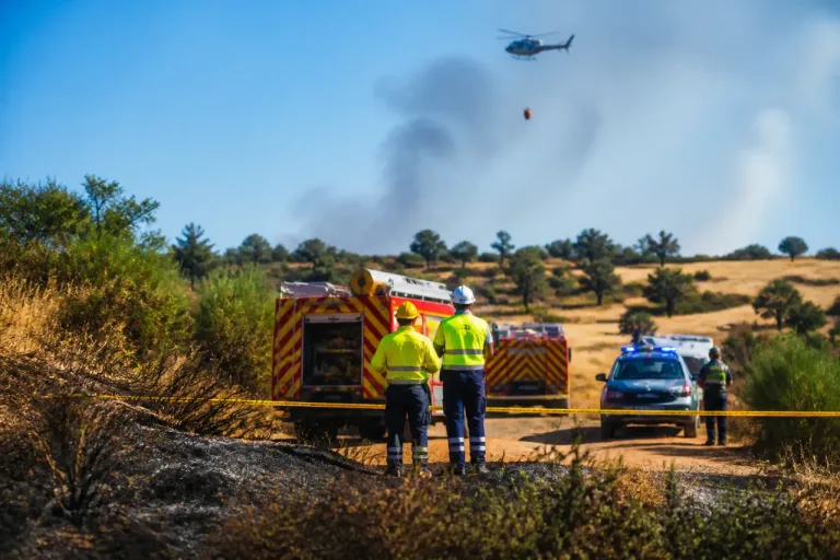 Incendio en Los Lavaderos de Rojas, en las inmediaciones de Toledo, queda extinguido