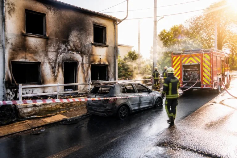 Incendio en Mesoiro deja una vivienda calcinada y se reactiva en la mañana en A Coruña