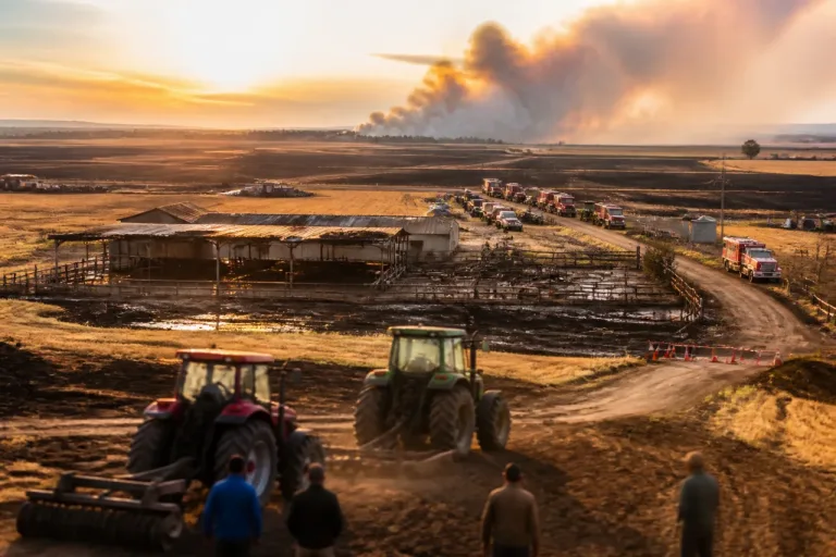 Incendio en Torrefeta moviliza a decenas de dotaciones y causa graves daños en Lleida