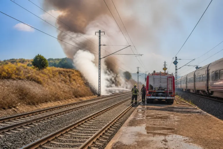 Incendio en tramo ferroviario de Toledo obliga a circular con restricciones y provoca retrasos