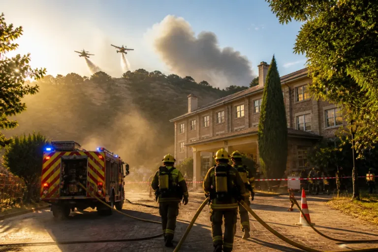 Incendio en Urda (Toledo) extinguido tras confinar por humo la residencia Veracruz