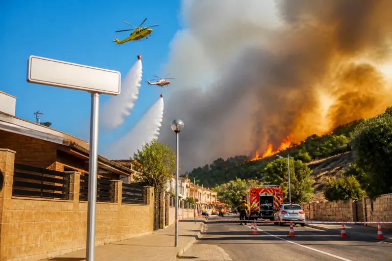 Incendios en Cataluña obligan a confinar a 17.000 personas; Gavà, uno de los focos más graves