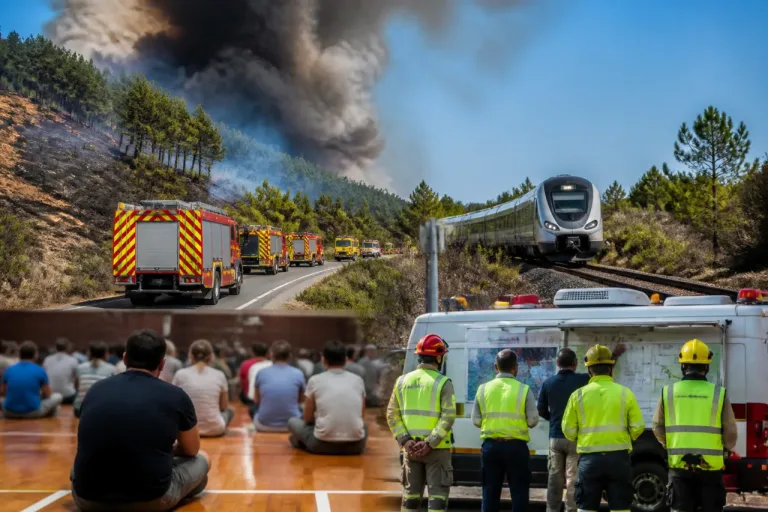 Incendios por rayos obligan a confinar a vecinos y disparan el dispositivo de emergencia en León