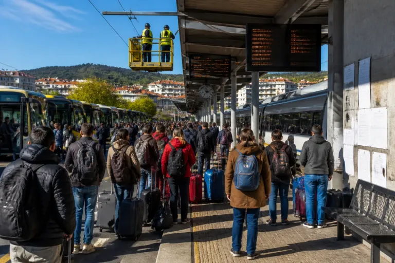 Incidencia en O Irixo deja a viajeros retenidos y provoca caos en la estación de Ourense