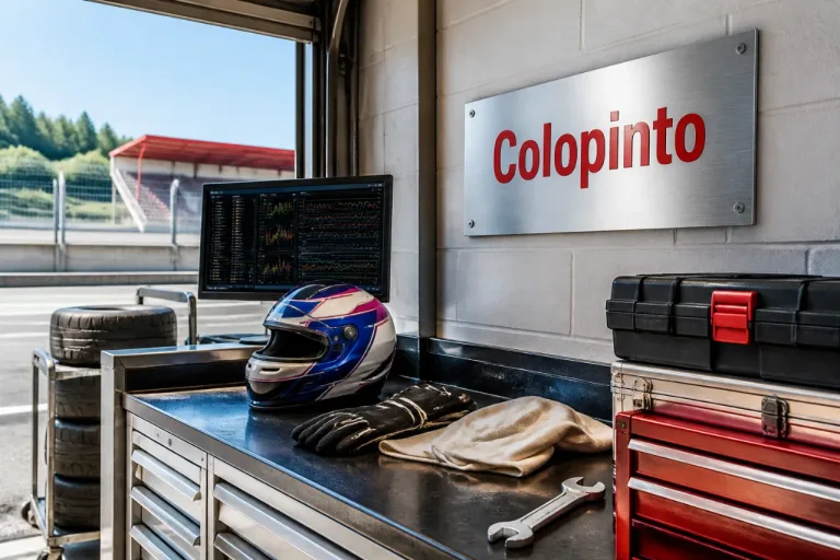 Cartel con el nombre de Franco Colapinto aparece mal escrito en los boxes de Spa