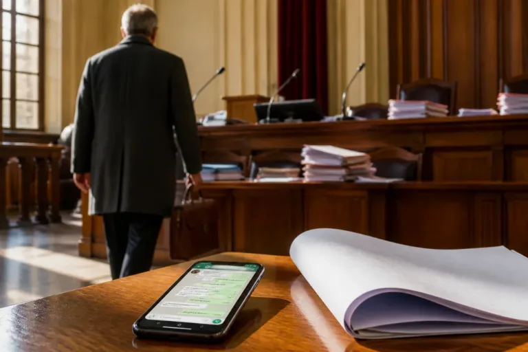 Un homónimo citado por WhatsApp obliga a suspender una jornada del juicio de los Cuadernos