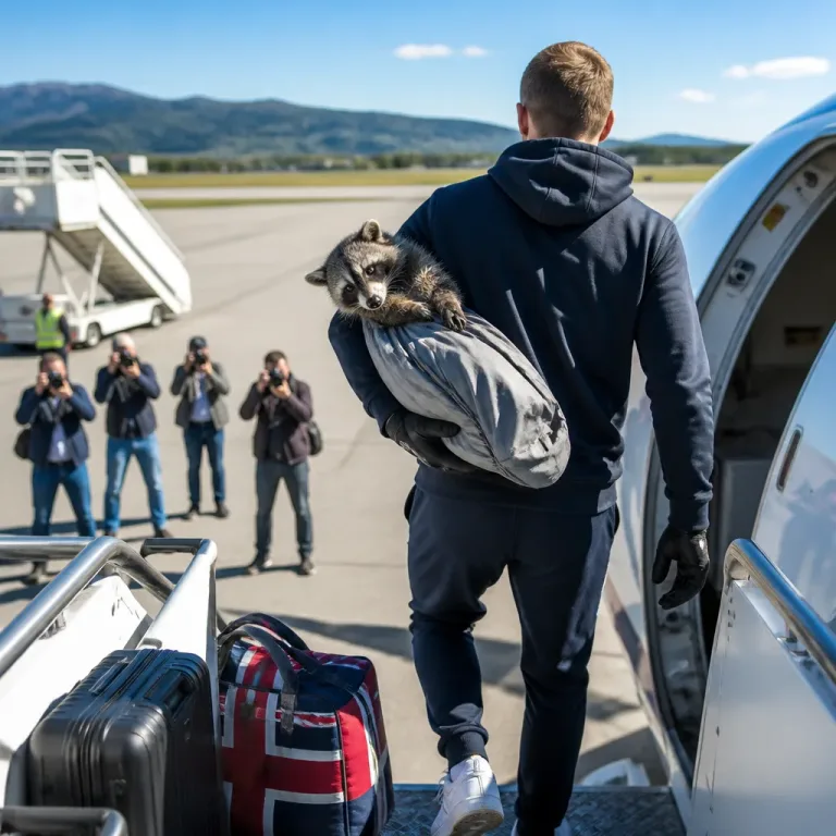 Haaland aterriza en Noruega con un mapache disecado y desata la curiosidad del Mundial 2026