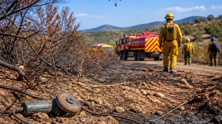 Investigado un vecino de Villarta de los Montes por un incendio provocado durante tareas de soldadura