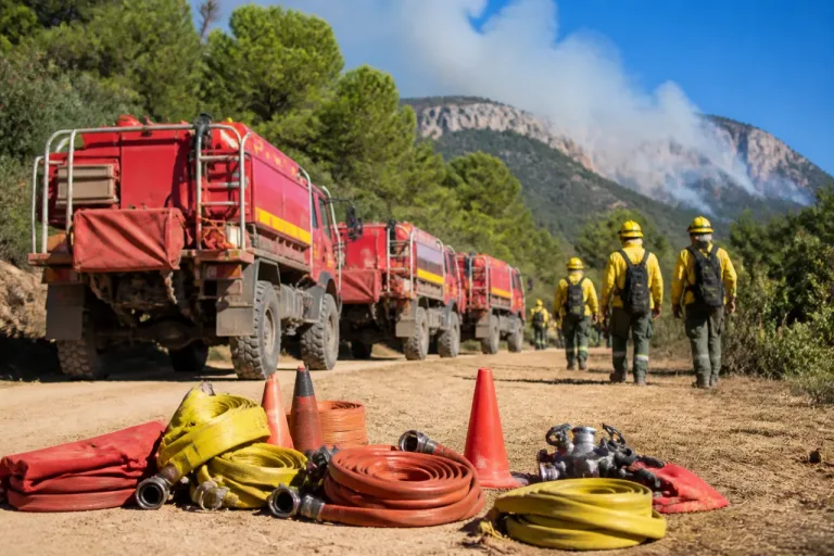 Jaén refuerza la respuesta contra incendios con cuatro autobombas nuevas del Infoca