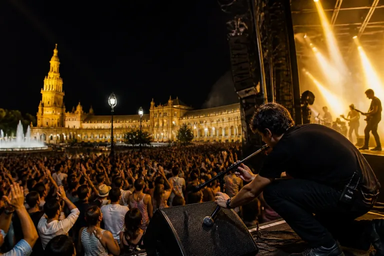 Juan Luis Guerra electrifica la noche en Sevilla pese a un fallo de sonido