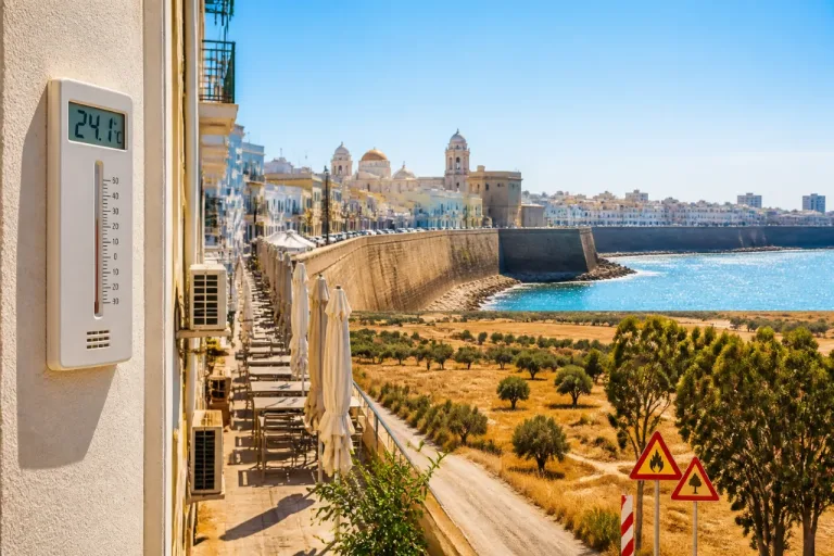 Junio muy cálido en Cádiz: temperatura media de 24,1 ºC y nulo registro de precipitación