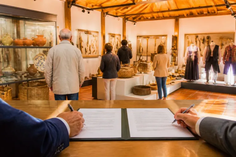La colección Alonso Calleja permanecerá en Atienza tras renovar el convenio con la Diputación