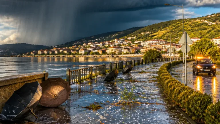 La DANA eleva la alerta: riesgo de tormentas y lluvia intensa que afectará a Pontevedra