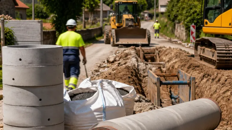La Diputación aporta 420.000 € para saneamiento en Maceira Boa y arreglos en caminos de Silleda