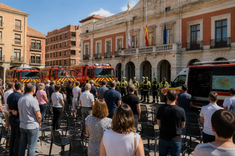La Diputación de Ciudad Real ofrece medios del SCIS y muestra su apoyo ante el devastador incendio de Los Gallardos