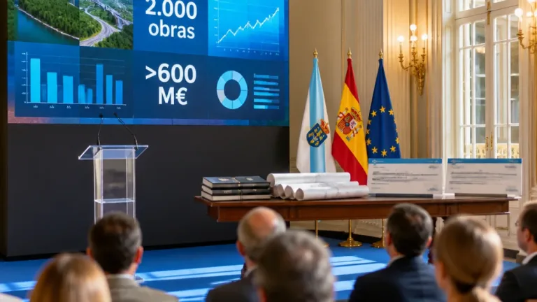 La Diputación de Pontevedra destaca 2.000 obras y más de 600 millones movilizados en tres años