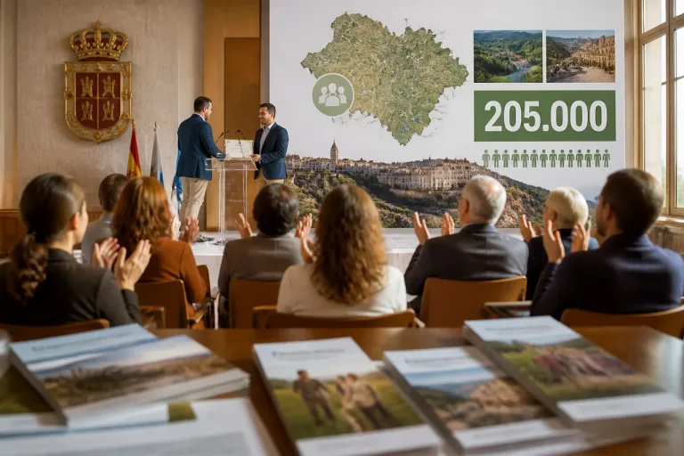 La Diputación fija como meta 205.000 habitantes y reclama inversión y servicios públicos