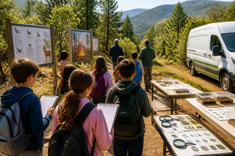 La Diputación forma a 268 escolares leoneses en patrimonio forestal con el programa 'Brotes'