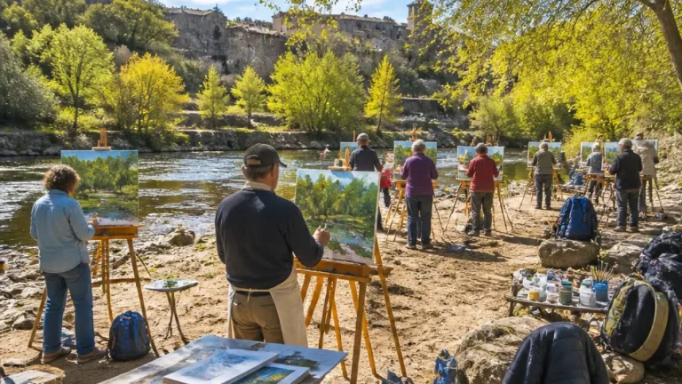 La Diputación impulsa 'Parajes de Soria', un curso de pintura al aire libre por la provincia