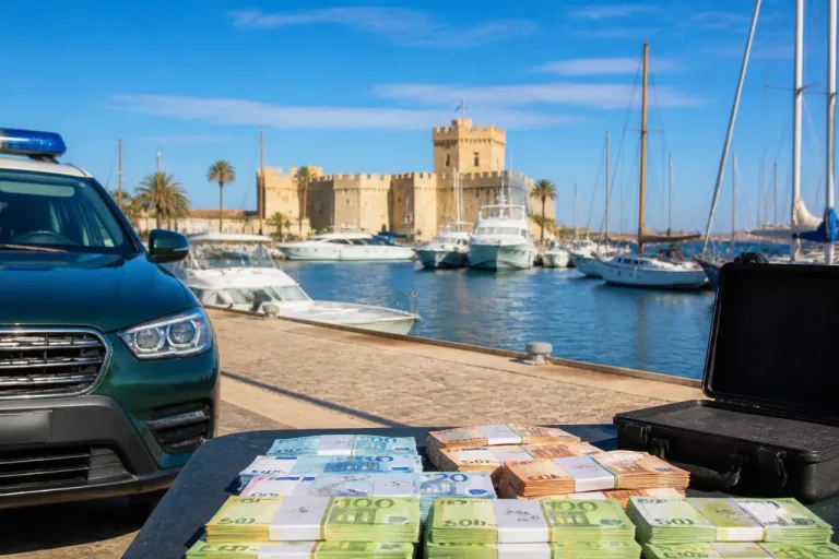 La Guardia Civil desarticula en El Puerto de Santa María una red de blanqueo con 1,8 millones intervenidos