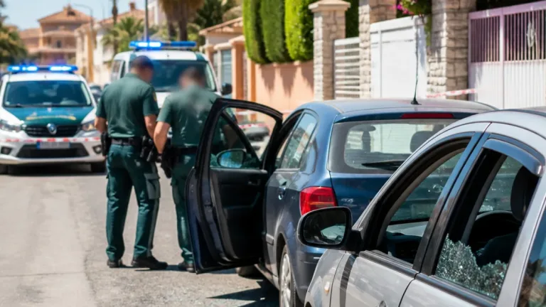 La Guardia Civil esclarece nueve delitos contra vehículos en Roquetas de Mar