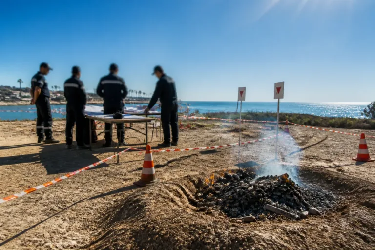 La Guardia Civil refuerza la seguridad en los fuegos de Tarragona y quema la pólvora no consumida