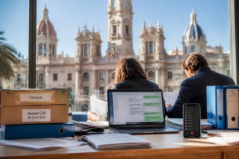 La investigación sobre la DANA obliga al Ayuntamiento de Valencia a remitir notas y avisos del Cecopal