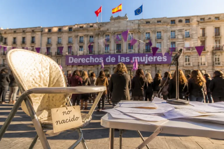 La ministra de Igualdad denuncia que la nueva ley madrileña sitúa al feto por encima de la madre