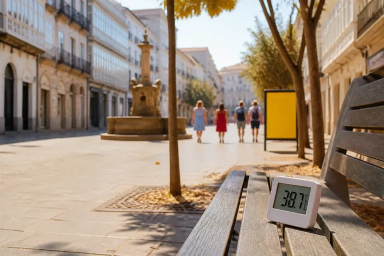 La ola de calor deja casi 40 ºC en el sur de Lugo y mantiene 46 municipios en alerta