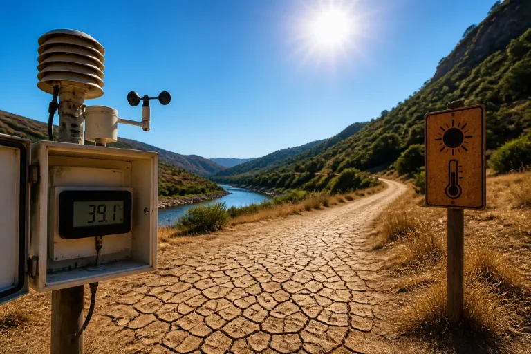 La ola de calor deja más de 39 °C en el interior de Lugo y mantiene la alerta roja en 46 municipios