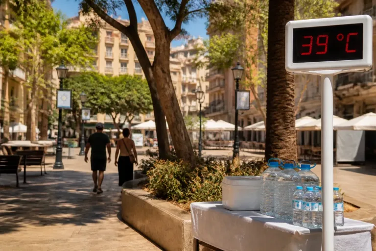 La ola de calor mantiene a Castellón en alerta roja sanitaria y avisos por máximas de hasta 39 °C