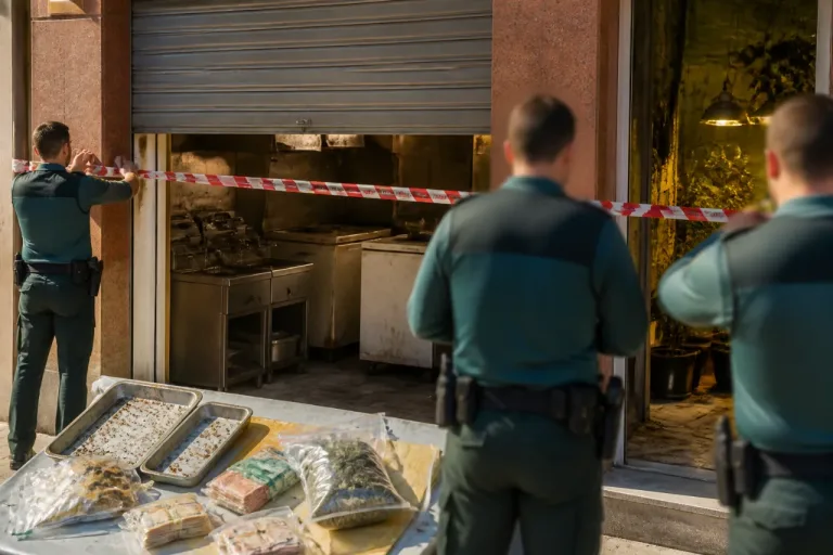 La Policía precinta un local en Granada por malas condiciones, droga y un cultivo de 88 plantas