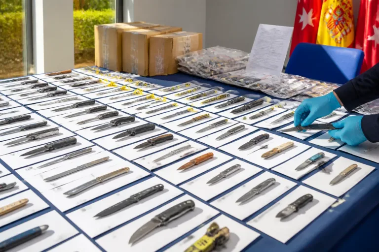 La Policía retira 102 armas blancas en Alcalá de Henares en el último trimestre