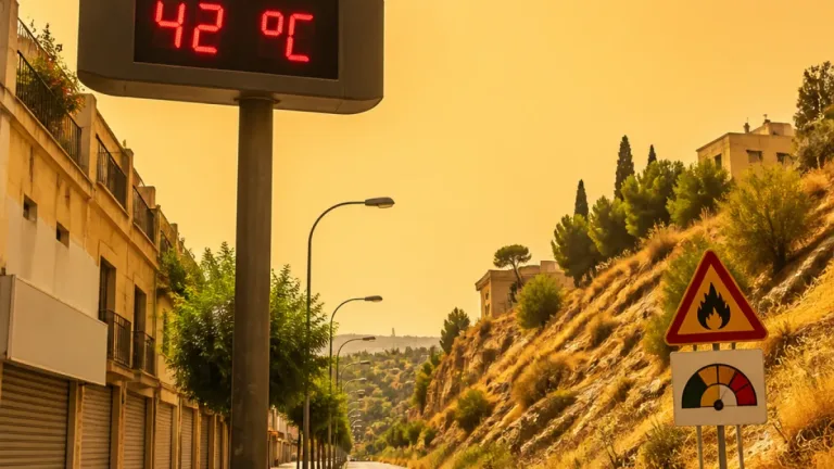 La Región encara dos jornadas de calor extremo con máximas de hasta 42 ºC y riesgo muy alto de incendios
