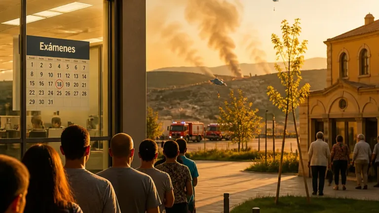 La Rioja afronta esperas para el carné de conducir, olas de calor y varios incendios en quince días