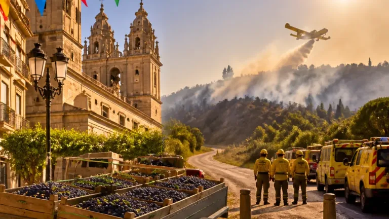 La Rioja mantiene la alerta por incendios mientras suben las temperaturas y se anuncian los vendimiadores de San Mateo