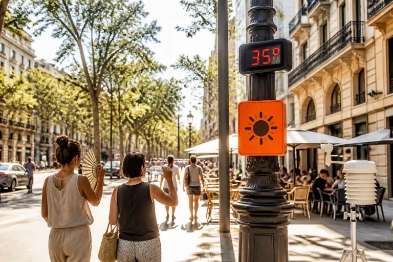 La segunda ola de calor se intensifica: Barcelona supera los 35 ºC y alerta seguirá hasta el sábado