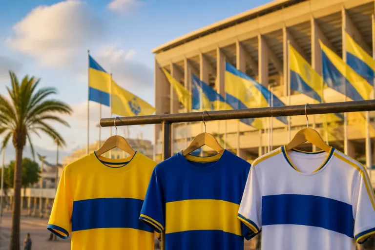 La UD Las Palmas presenta las nuevas camisetas para la temporada 2026-27 con franja central