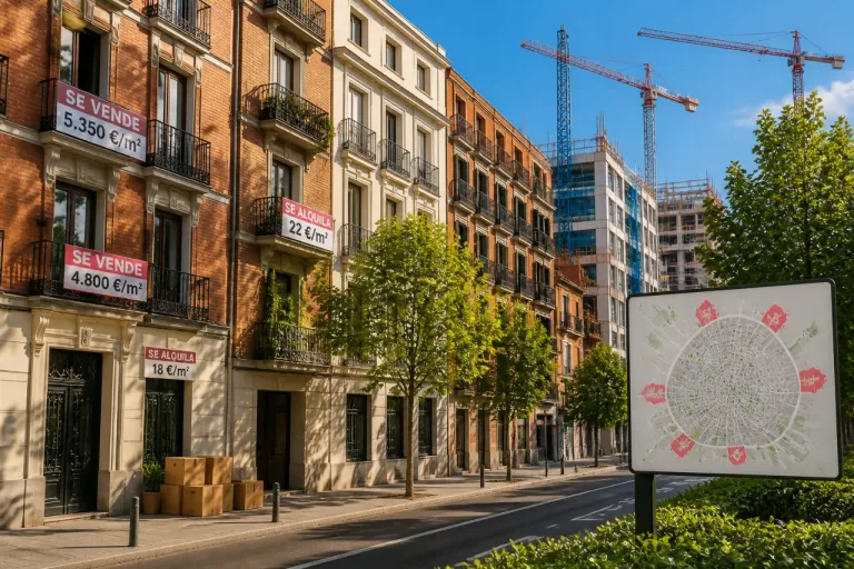 La vivienda en la Comunidad de Madrid sube un 10,7% y acelera la presión sobre el mercado