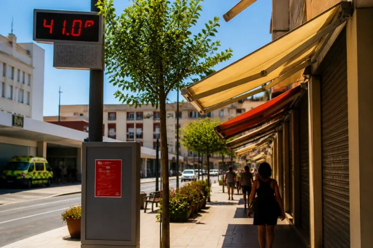 La Xunta mantiene en rojo a varios concellos de Ourense por la ola de calor