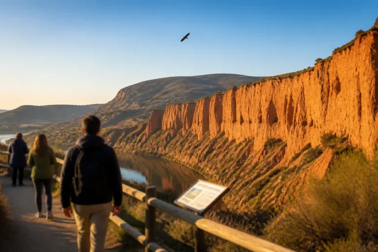 Las Barrancas de Burujón: el cañón rojizo del Tajo que protege aves y atrae visitantes
