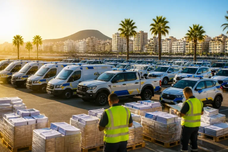 Las Palmas de Gran Canaria adjudica 6,8M€ para renovar el parque móvil de la Policía Local