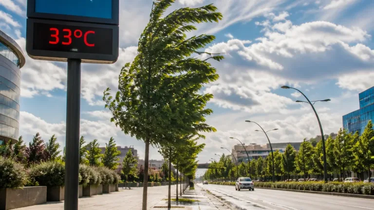 Las Rozas de Madrid: AEMET prevé intervalos nubosos y riesgo de tormentas con 33 ºC de máxima