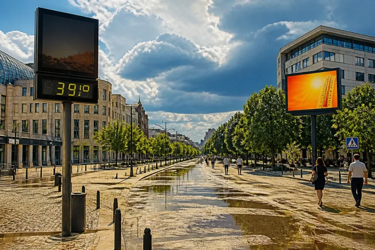Las Rozas de Madrid en alerta naranja por calor y riesgo de tormentas