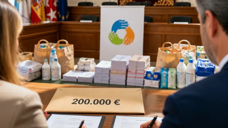Leganés renueva el convenio con Cáritas y adelanta fondos para acelerar cheques de alimentos