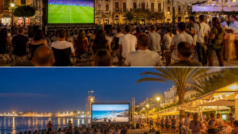 Lepe, Cartaya y Gibraleón organizan pantallas gigantes para seguir la semifinal España–Francia
